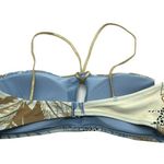 Aerie  Womens Bandeau Bikini Top Palm Print Strappy Back Size M Photo 1