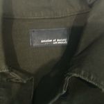 Articles of Society Dark Green Stretch Denim Jacket Sz M Photo 6