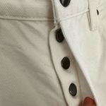 frame denim Frame Women’s 24 White Le Original Rumpled Blanc Grind Jeans Button Fly Photo 1