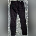 joe's jeans Joe’s Zip Coated Plaid Stretch Skinny Jeans Photo 3