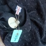 Luli Fama NEW  BRILLA Black Double Loop Bandeau Long Dress Small Photo 6