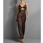 Bec & Bridge Hazel Cut-Out Maxi Dress, Chocolate, 12 (US) Photo 4