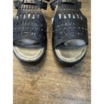 NAOT Vogue Rivet Sandals Black Grecian Leather Sz EU 39 / US 8 Comfort‎ Photo 2