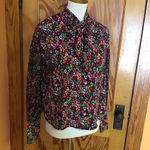 Who What Wear  Bright Floral Bow Top Photo 10