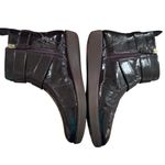 FitFlop  Laila Double Buckle Patent Leather "Berry" Dark Purple Brown Ankle Boots Photo 2