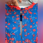 Boden Elise Coral Cyan Meadow Floral
Midi Dress 8 Blue Photo 3