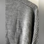 Princess Polly The Stan grey cropped cable knit sweater Photo 13