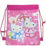 Hello Kitty  and Friends Shoulder Drawstring Bag Non-Woven Waterproof Photo 0