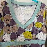 Boden Purple, Yellow, and White Floral Long Sleeve Dress Purple Size 10 Photo 4