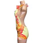 Jaded London  Lucia Orchid Backless High Neck Mini Dress, Multi, 2 (US) Photo 8