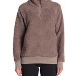 Zella Power Up Cozy Faux Shearling Pullover Jacket Photo 2
