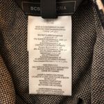 BCBGMAXAZRIA Womens XS Black & Brown Printed Knee Length Skirt Silk Cotton Blend Photo 3