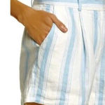 frame denim FRAME Striped Linen Shorts‎ Photo 0