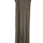 Pink Rose Olive Green Romper Jumpsuit Bohemian Style Women’s Small/Medium Design Photo 0