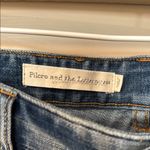 Anthropologie Pilcro Slim Boyfriend Jeans with Red Tassels Photo 2