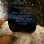 Hooded Faux Shearling Jacket Green Photo 9