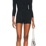 Lovers + Friends  Anais Faux Fur Romper in Black Medium New Womens Knit outfit Photo 2