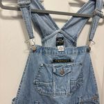 No Excuses Y2K  Denim Short Overalls Size Large Photo 4
