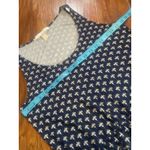 Diane Von Furstenberg DVF Scoop Neck Mini Romper Navy Blue MINIMALIST COMFY COASTAL Diane von Photo 4