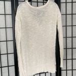 American Eagle AEO  Lace Up Neckline Knitted Sweaterknit Long Sleeves White Small Photo 10