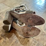 Laurence Dacade Paris Women’s Studded Suede Sandals Tan Size 9.5 EUC Feminine Photo 7