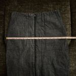 Halogen  Stretch Denim Full Zip Front Plaque Pocket Skirt Photo 12