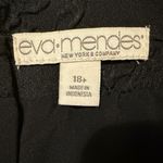 New York & Co Eva Mendes Rose Embossed Plus Skirt Lined Embroidered Size 18 Black Photo 1