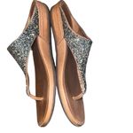 FitFlop  Brown Glitter and Rhinestone Thong Sandals Size 11 Photo 2
