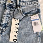 Frayed Denim Shorts 25 High Rise Baggy Shorts Better Than Blue Acid Wash 80s Photo 2