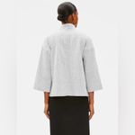 Eileen Fisher  Organic Linen Cotton Ticking Stripe Jacket size medium Photo 1