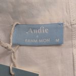 ANDIE NWT Fanm Mon White Embroidery V Neck Loose Fit Caftan Resort Dress Linen M Photo 8