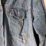 Levi's Vintage Levi’s 90s Women’s Blue Denim Top Cotton Long Sleeve M/L Hong Kong Photo 3