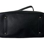 Joy Mangano New York Bag Satchel Crossbody Strap Black Handbag Saffiano Leather Photo 5