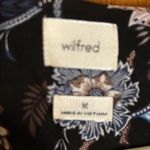 Wilfred Aritzia /  NWT Cropped Floral Long Sleeve top black size Medium Photo 1
