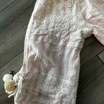 Love Shack Fancy Rare Pink Isla Midi Embroidered Boho Dress Photo 5
