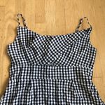 Loft black and White Gingham Dress spaghetti strap size 20 cowgirl Photo 1