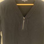 Cable & Gauge Cable & Gage Black 3/4 Sleeve V Neck Sweater Size Petite L Photo 1