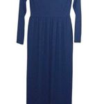 Kabayare NWT Navy Blue Long Sleeve Formal Maxi Dress Size M Photo 0