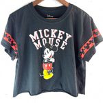 Disney Mickey Mouse XL Black and Red Crop Top Photo 0