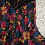 Olivaceous Ruffle Dress Mini Floral Photo 2