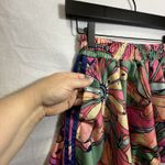 Adidas  x Farm Rio Banana Floral Flared Mini Skater Skirt Pocket Colorful Size XS Photo 3