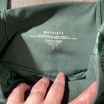 Athleta  Salutation Stash Pocked II‎ 7/8 Serene Green Camo Leggings Size S Photo 2