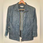 Coldwater Creek  GUC Size 14 Vintage Blue Denim Zipper Jacket Photo 1