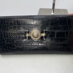Gianni Versace Vintage Black Croc Embossed Leather Wallet with Box Photo 3