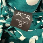 Hell Bunny Vixen Mariam Halter Swing Fit & Flare 50’s Retro Midi Dress Teal Dot Photo 15