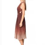 Dress the Population  Ellery Crinkle Texture Ombre Dress Size: L Photo 1
