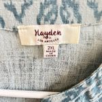 YA Los Angeles HAYDEN LOS ANGELES BOHO TRIBAL PRINT DRESS GAUZE HI-LOW TUNIC 2 XL Photo 3