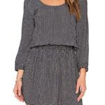 Soft Joie REVOLVE Zandi Smocked Waist Dress Size Large Black Photo 2