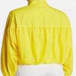 Free People  Now Or Never Yellow Women's Windbreaker Jacket Photo 6