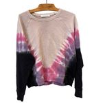 Daydreamer Flying V Varsity Tie Dye Crew Sweatshirt Size Small Photo 2